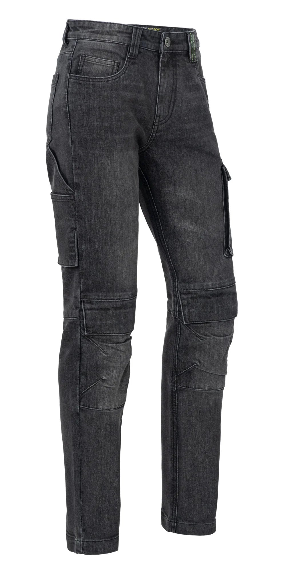 Lara Pants - Women - X35 - Stretch Denim - Black Grey